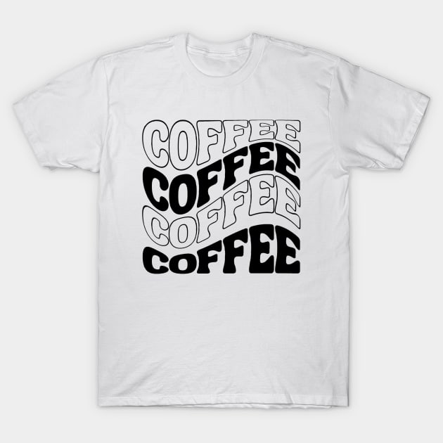 Coffee | Wave T-Shirt by RusticWildflowers